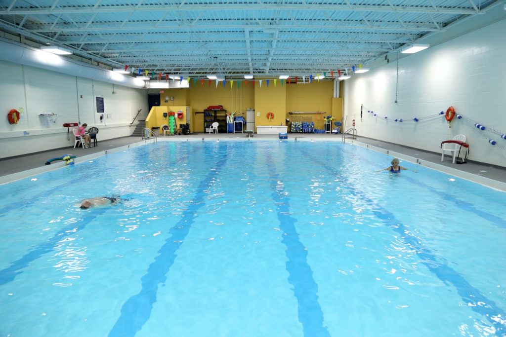 Pool in the wellness center