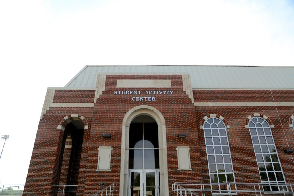 Entrance to student activity center