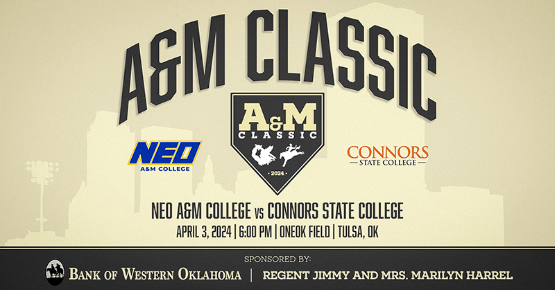 A&M Classic Graphic. NEO vs. Connors State.