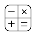 Icon showing math symbols.